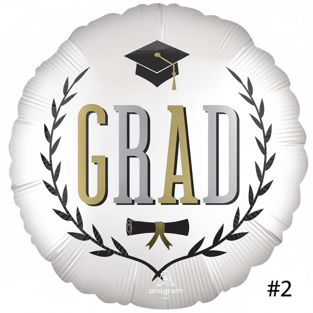 18” Graduation Balloons - Legacy Rose TX