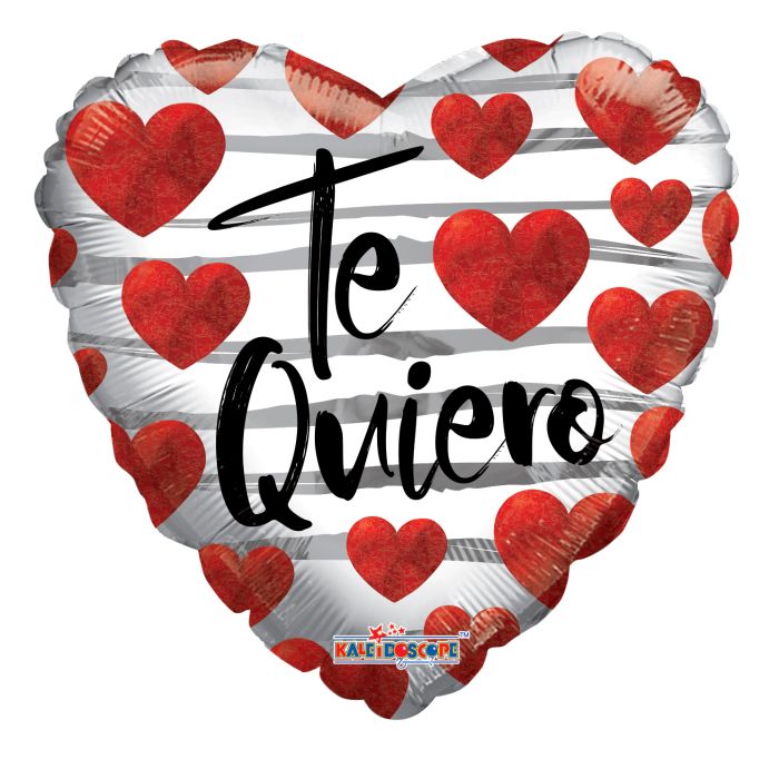 18” Te Quiero Floating Hearts - Legacy Rose TX