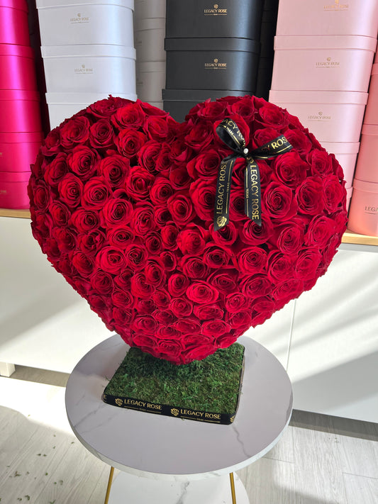 Chloe's Heart (Aprox. 150 Roses)