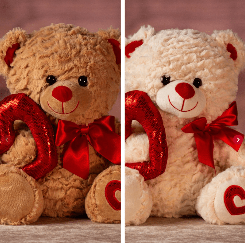 12" Hold My Heart Teddy Bear - Legacy Rose TX