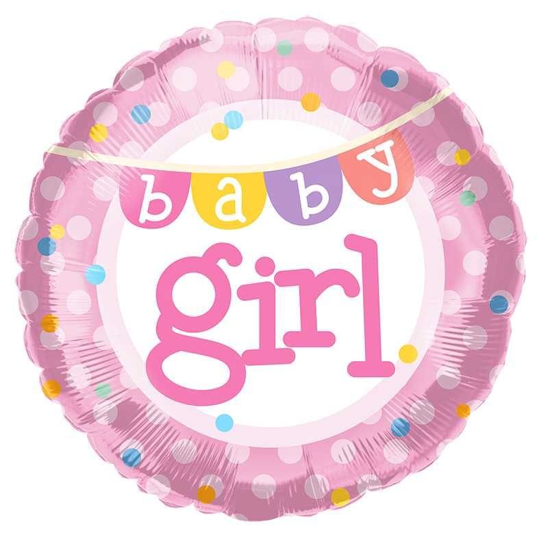 18” Baby Girl Balloon - Legacy Rose TX