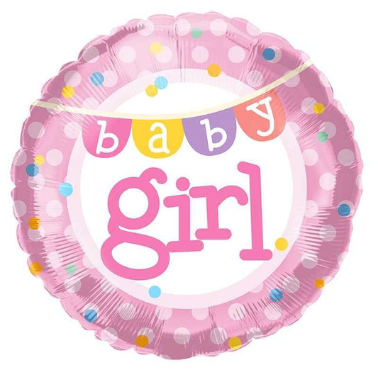 18” Baby Girl Balloon - Legacy Rose TX