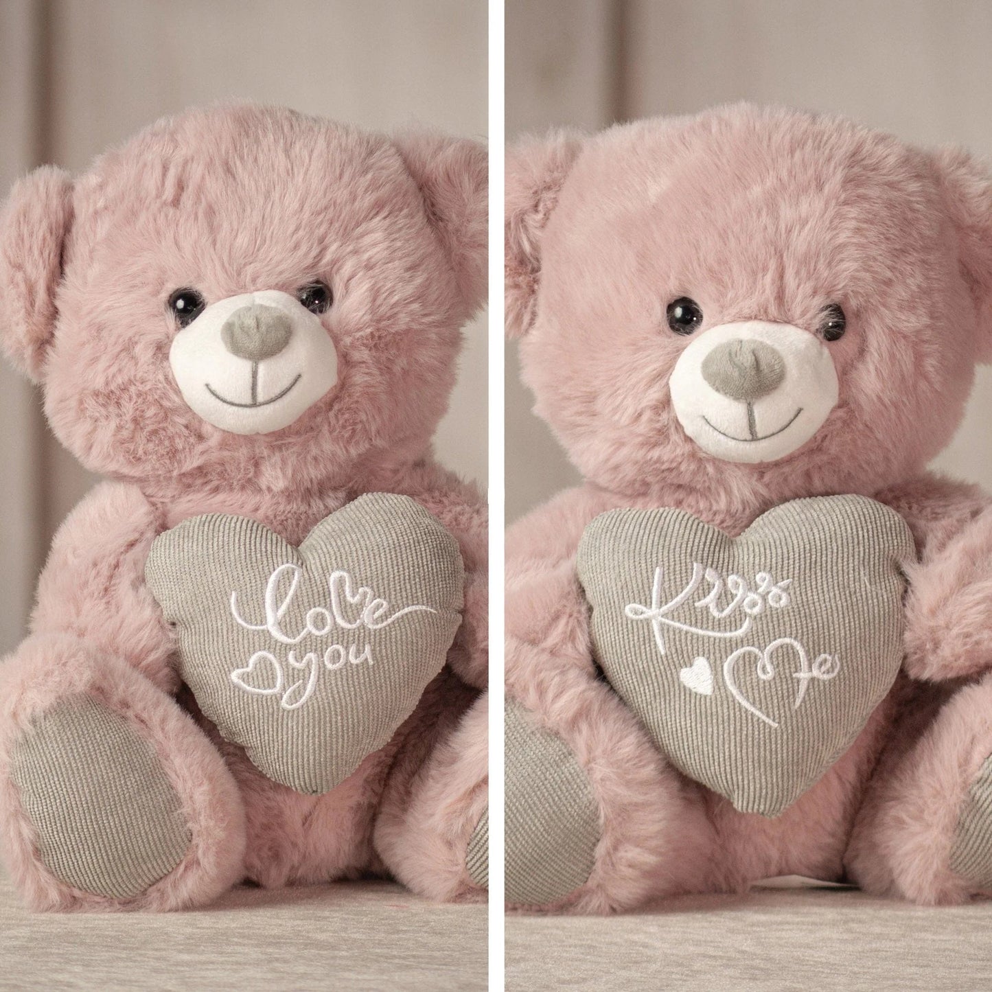 7" Pastel Pink Bear - Legacy Rose TX