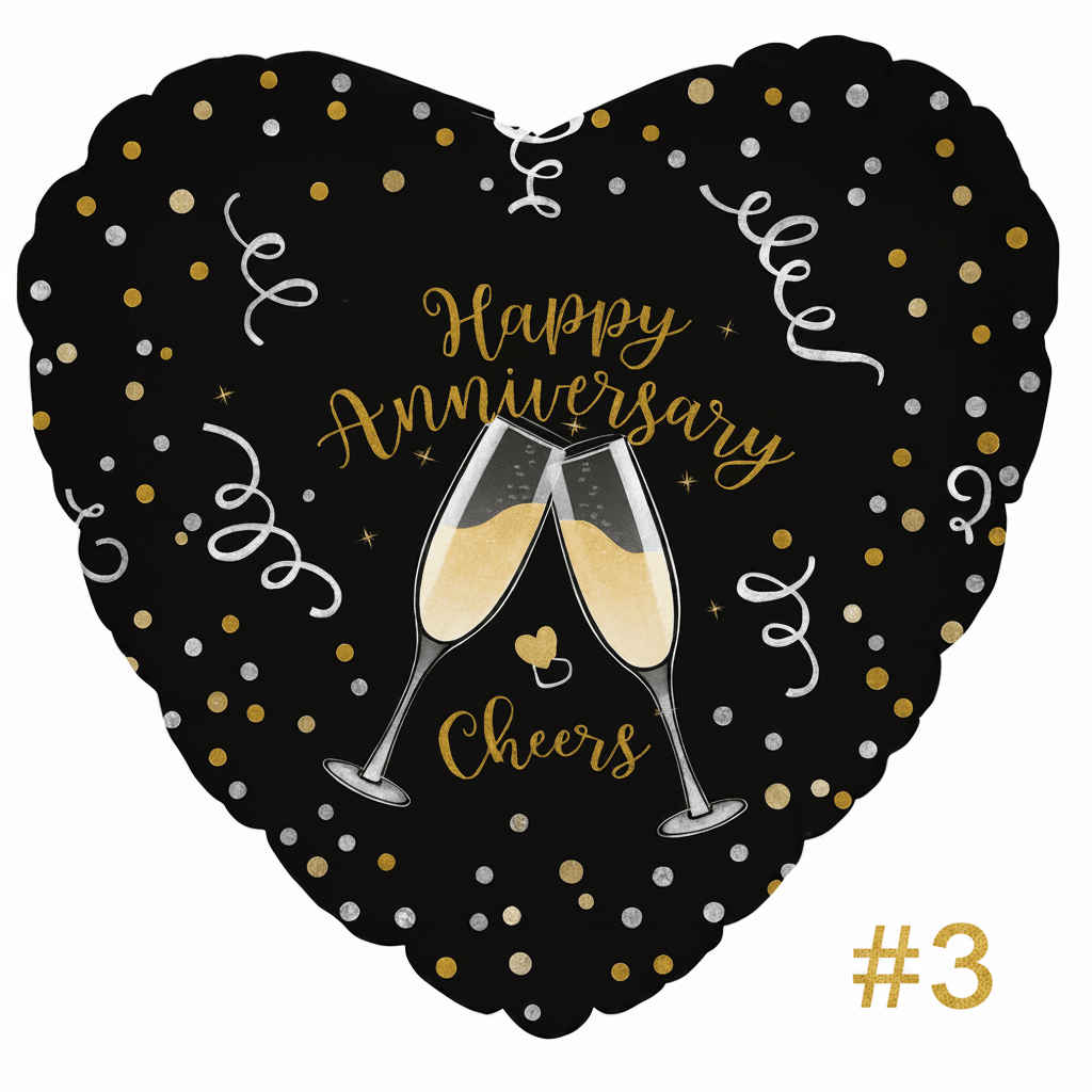 Happy Anniversary Balloon - Legacy Rose TX