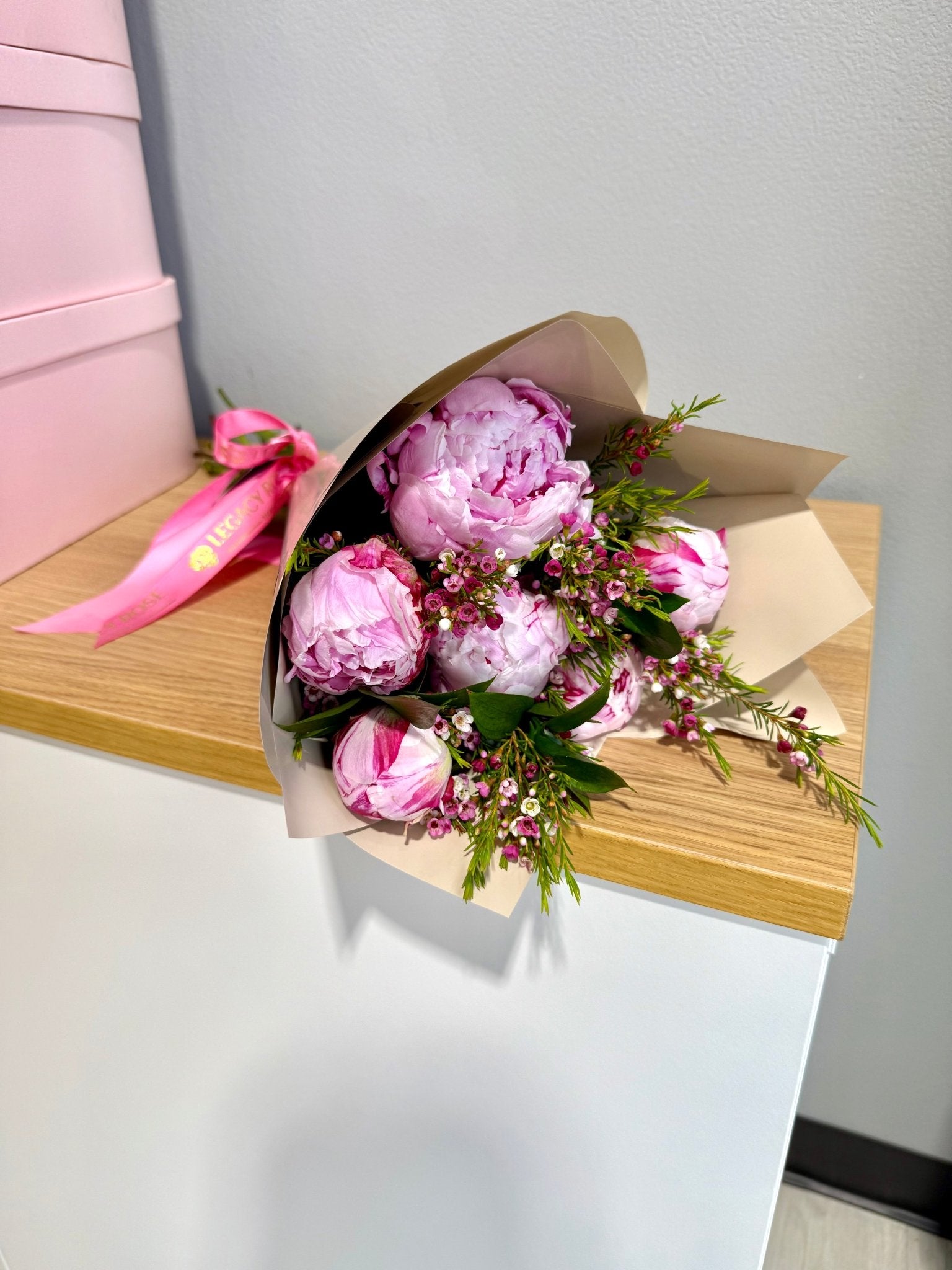 Peonies Bouquet (Seasonal product) - Legacy Rose TX