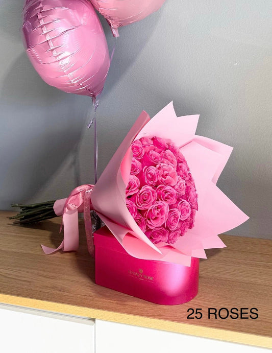Pink Rose Bouquet / Ramo Buchón - Legacy Rose TX