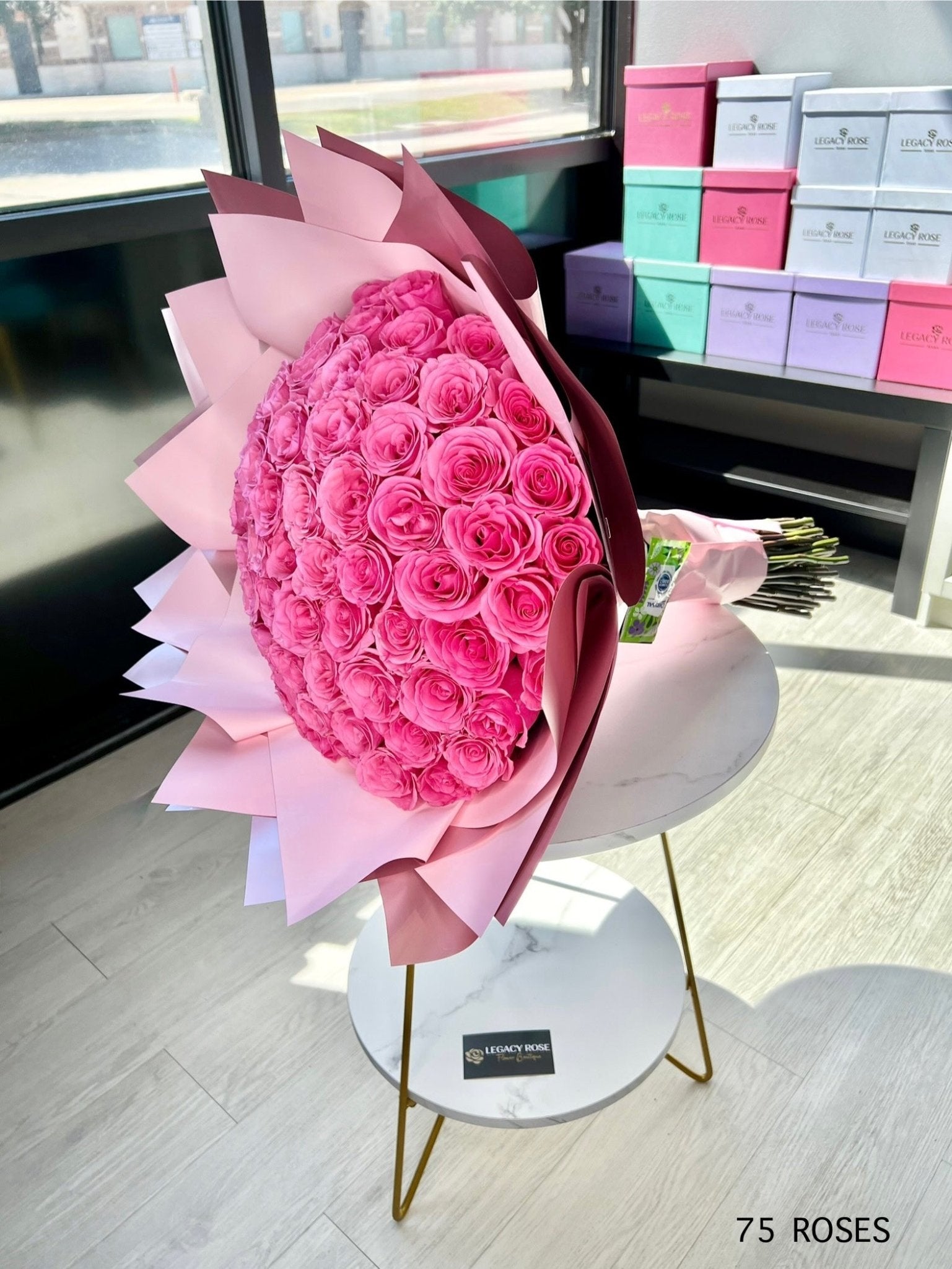 Pink Rose Bouquet / Ramo Buchón - Legacy Rose TX