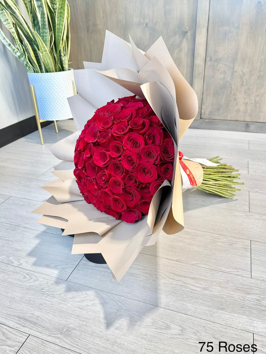 Red Rose Bouquet / Ramo Buchon - Legacy Rose TX