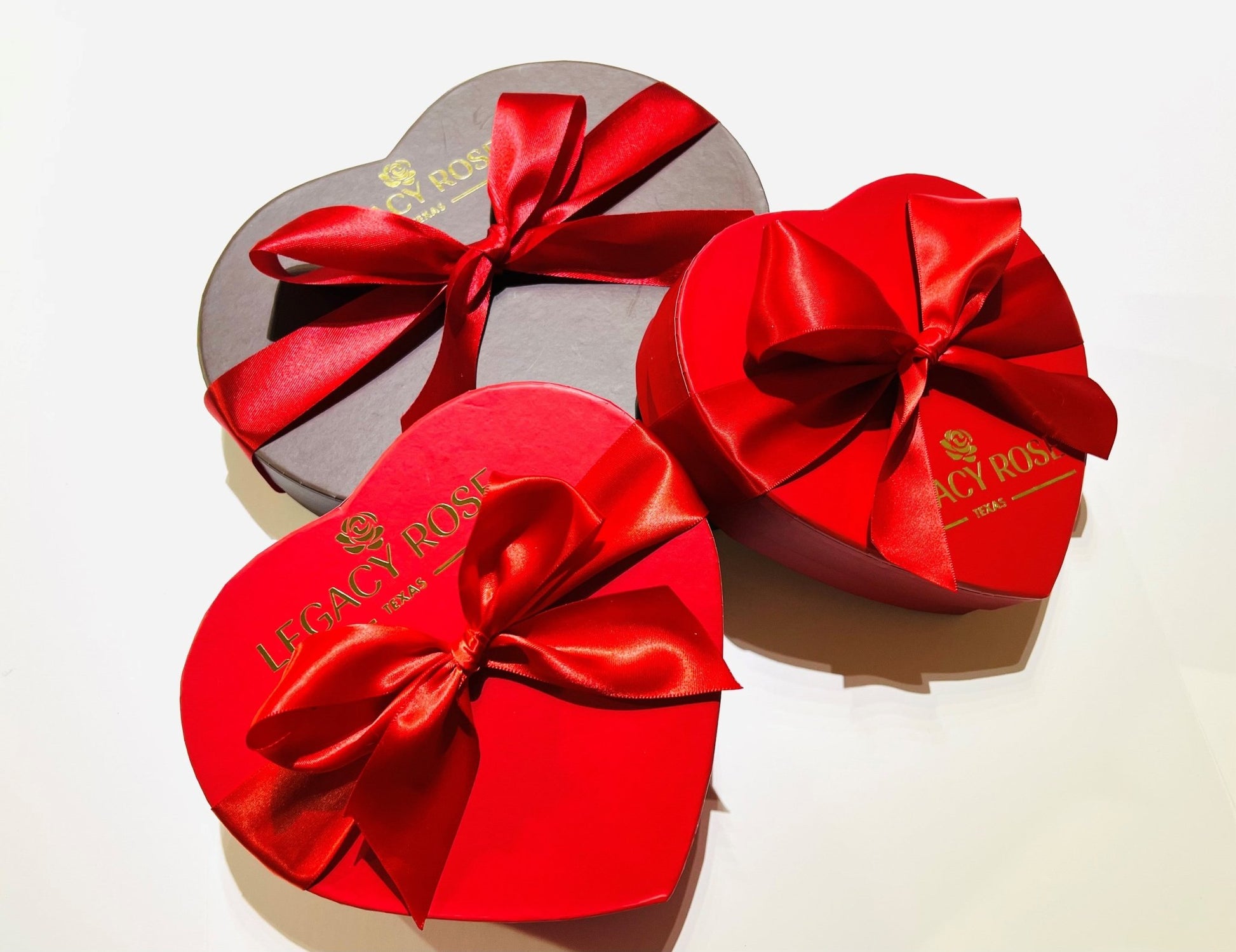 Heart Box With Chocolates - Legacy Rose TX